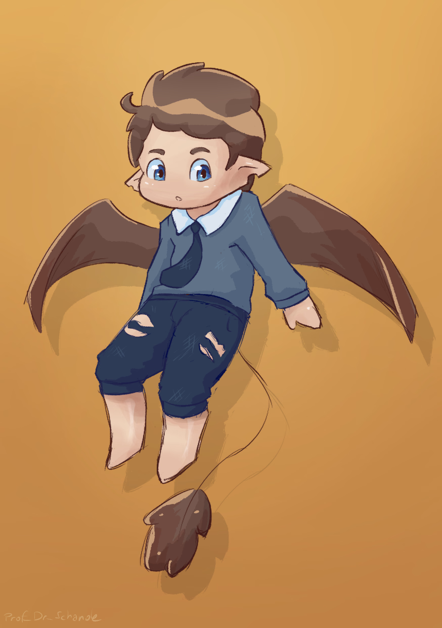 a friend's character in a chibi style