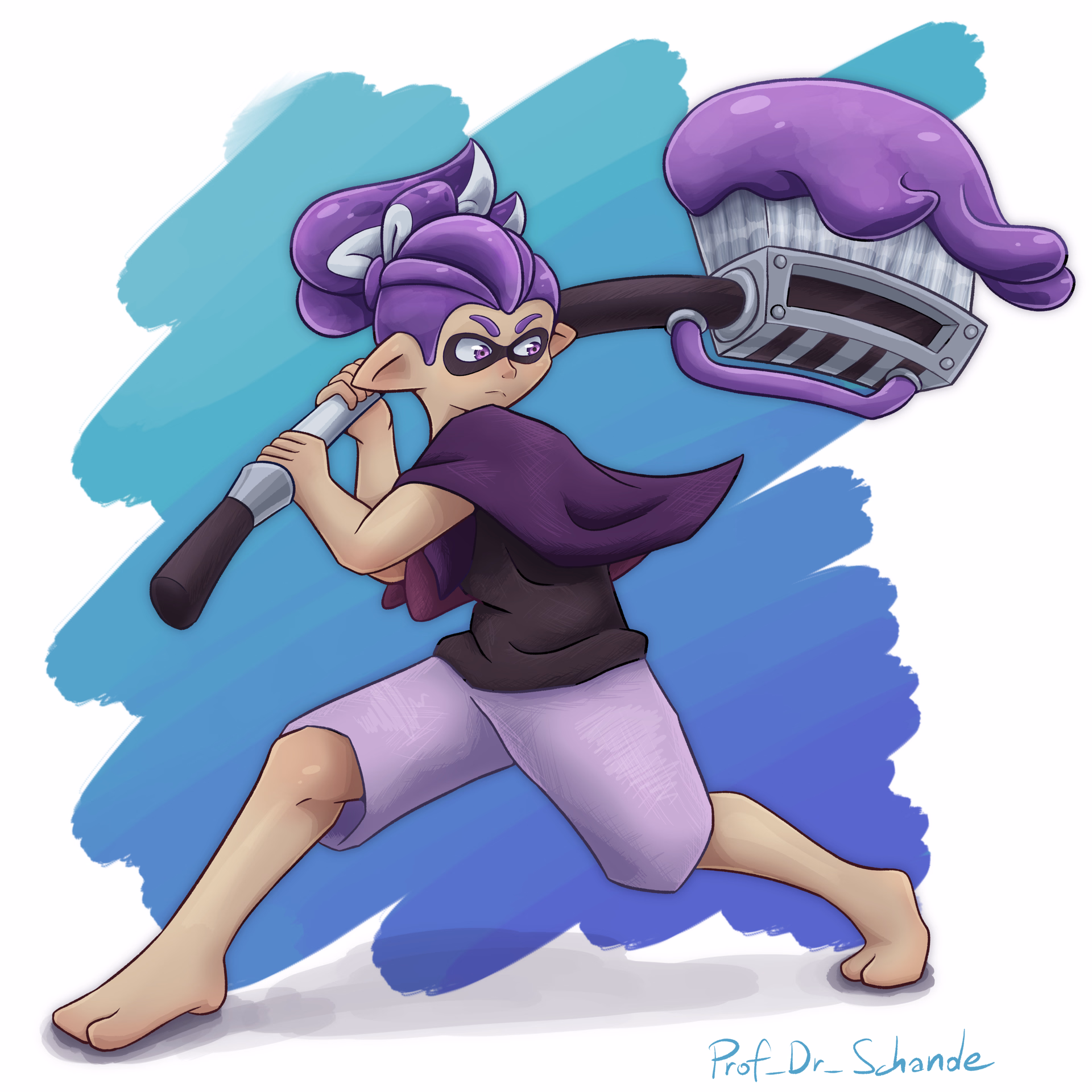 Sandro as an Inkling from the game series Splatoon