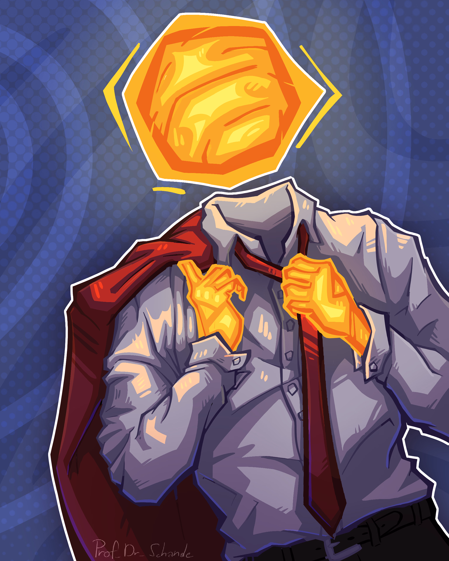One of my Pieces of 2026's Artfight, featuring the character Raye owned by artist Amandimates
